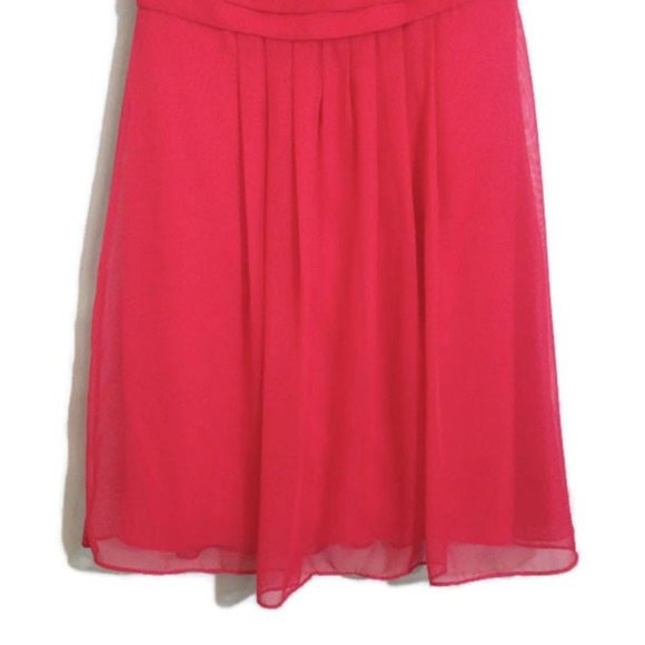 After Six Pink Chiffon Strapless Cocktail Dress - Picture 4 of 8
